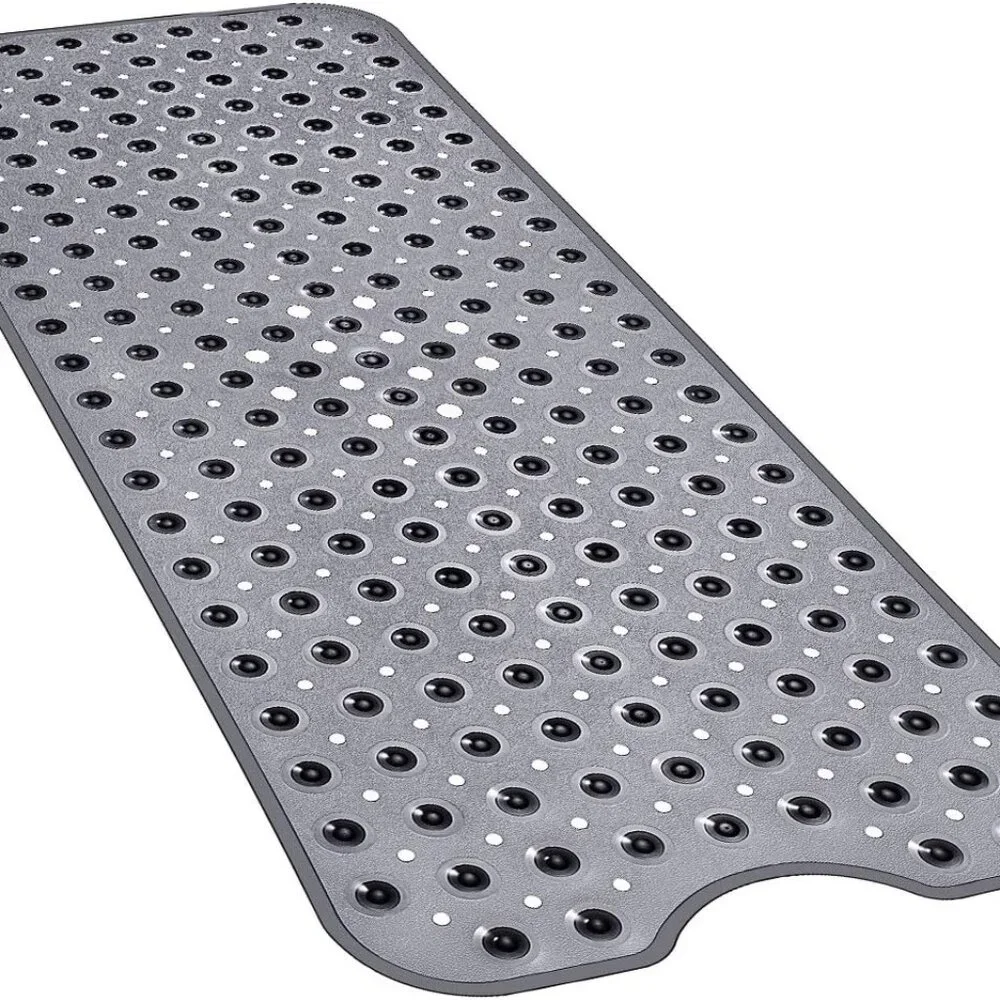 Bath and Shower Safety Mats 40x16 inch, Non Slip with Suction Cups